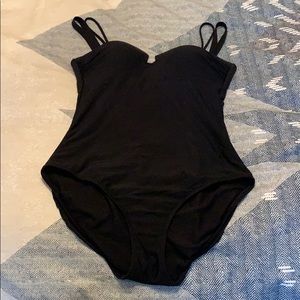 Athleta Black one piece swimsuit size M